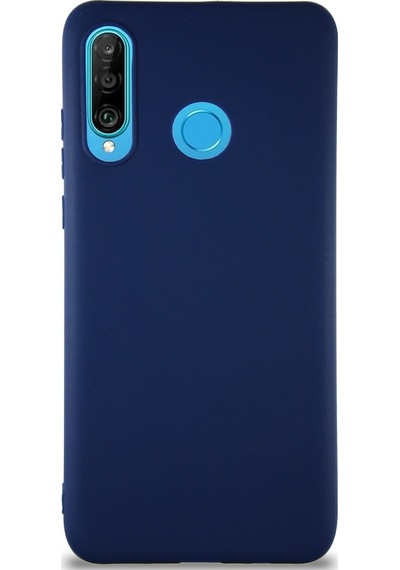Huawei P30 Lite Kilif Soft Premier Renkli Silikon Kapak 496039112
