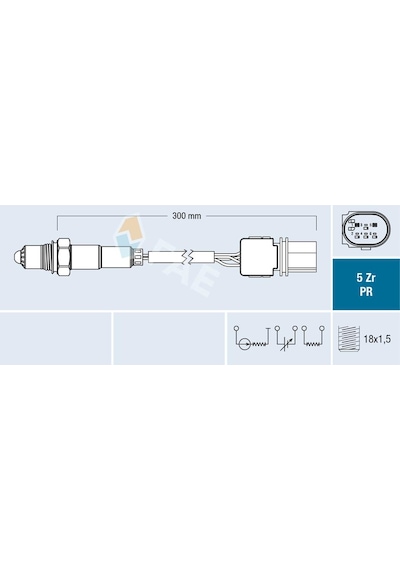 Fae Oksijen Sensörü 207-308-508-2008-3008-c3-c4-c5-partner-berlingo-ds3-ds4- 1.4-1.6 Vti Mini R55 R56 R57 Fae 75059 1618.ll-1618.v0-1918.ll-11787590713