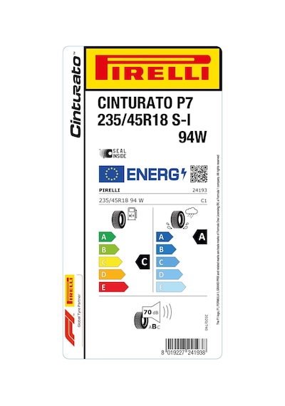 Pirelli 235/45R18 94W S-i Cinturato P7 Yaz Lastiği 2024