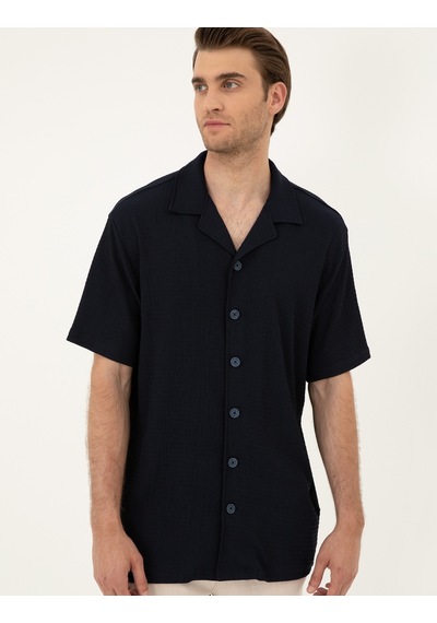 Pierre Cardin Erkek Lacivert Gömlek Örme 50286124-vr033 Lacivert