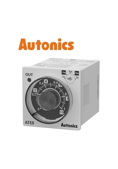 Autonics Ate8-41 ,48x48mm 24v..220vac/dc Kontak-2a2k Yuvarlak-8-pin Zaman Röle