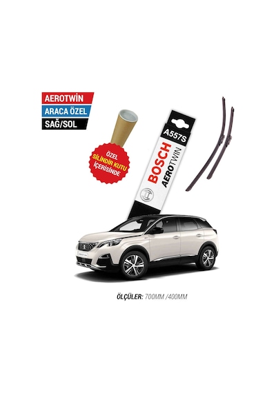 Peugeot 3008 Silecek Takımı 2017-2021 Bosch Aerotwin A557S