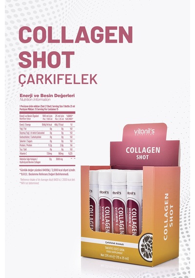 Vitanil's Collagen Çarkıfelek Aromalı 15 Şişe