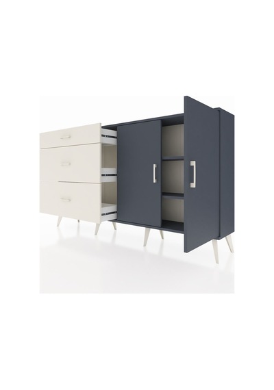 Arges Konsol 2 Raflı 3 Çekmeceli 2 Kapaklı 176x30x99 Antrasit-antrasit/aytaşı Antrasıt/aytası - Antrasıt Arges Konsol 2 Raflı 3 Çekmeceli 2 Kapaklı 176x30x99 Antrasit-antrasit/aytaşı Antrasıt/aytası - Antrasıt