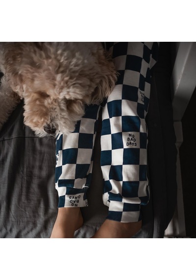 Antebies Organik Lacivert No Bad Days Desenli Beli Lastikli Uzun Kollu Erkek Çocuk Pijama Takımı Antebies Organik Lacivert No Bad Days Desenli Beli Lastikli Uzun Kollu Erkek Çocuk Pijama Takımı