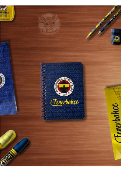 Fb Fenerbahçe Taraftar Not Defteri 72 Yaprak Çizgili Ödev Defteri Lacivert