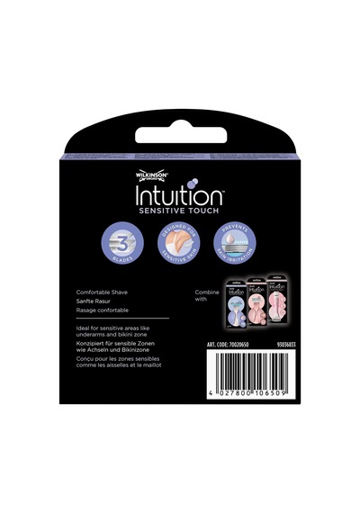 Lexroo Intuition Sensitive Touch Kadın Tıraş Makinesi, 6 Adet