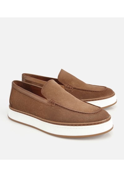 Hotiç Erkek Süet Deri Taba Kalın Tabanlı Günlük Loafer 02ayh319400a420 02ayh319400a420 Taba