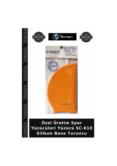 Özel Üretim Spor Yüzücüleri Yüzücü Sc-610 Silikon Bone Turuncu