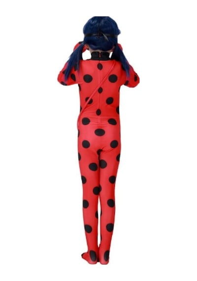 Peruklu Ladybug Uğur Böceği Kostümü Lady Bug Karakedi Uğur B