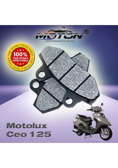 Motolux Ceo 125 Arka Disk Fren Balatası - Yüksek Performanslı Disk Balata