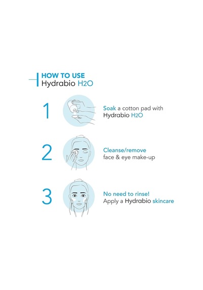 Bioderma Hydrabio H2o Kuru Ciltler İçin Nemlendirici Micellar Makyaj Temizleme Suyu Yüz Ve Göz Çevresi Kullanımına