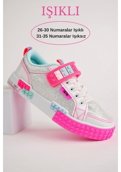 Muggo Sonic Garantili Legolu Bağcıklı Ve Cırtlı Ortopedik Çocuk Sneaker Spor Ayakkabı 001