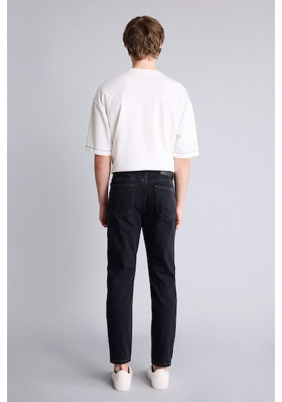 Defacto 90's Slim Fit Siyah Erkek Jean Pantolon D8587ax/nm40 Siyah