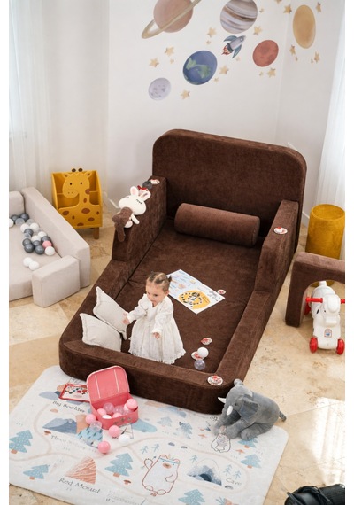 Funbed Yeni Nesil Montessori Çocuk Yatağı & Oyun Alanı Yıkanabilir Sıvı Geçirmez Kahverengi - 836527200 Funbed Yeni Nesil Montessori Çocuk Yatağı & Oyun Alanı Yıkanabilir Sıvı Geçirmez Kahverengi - 836527200