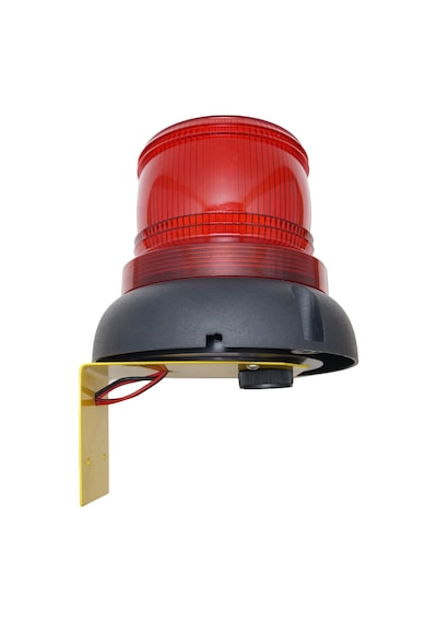 Mesan Ø110 İkaz Lamba Xenon Çakar Buzzer L Montaj Kırmızı 110vac Ms 608.1.110vac