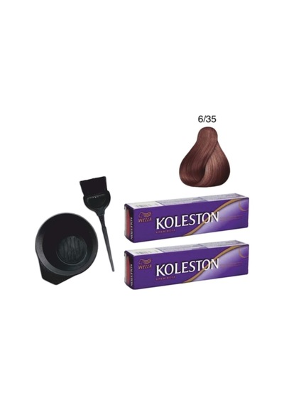 Koleston Saç Boyası 6/35 Elegan Kahve 50Ml X2 Adet+ Boyama Seti