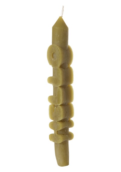 Mudo Home Hello Şamdan Mum Yeşil 20cm Diğer