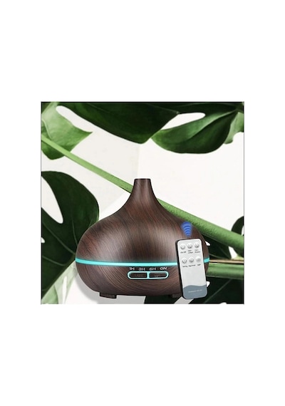 Vothoon Hava Nemlendirici 7 Led Işıklı Aromatik Oda Kokusu 550 Ml Kahve Aroma Difüzörü Buhar Makinası