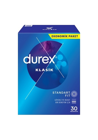 Durex Klasik Prezervatif 30'lu