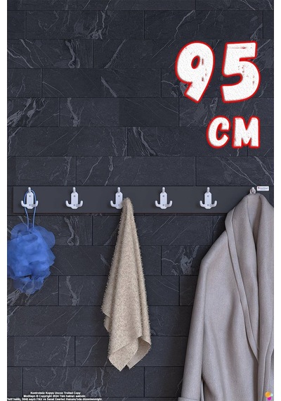 Arı 18 Kancalı Mutfak Askısı 3'lü Set 81,4x9,6 Cm - Şık Tasarım, Çok Amaçlı Düzenleyici Ve Yer Tasarrufu 95 Cm Arı 18 Kancalı Mutfak Askısı 3'lü Set 81,4x9,6 Cm - Şık Tasarım, Çok Amaçlı Düzenleyici Ve Yer Tasarrufu 95 Cm