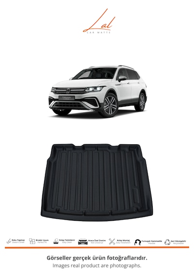 Volkswagen Tiguan 3d Havuzlu Paspas Alt Kademe Bagaj Havuzu Seti 2016-2023 Uyumlu