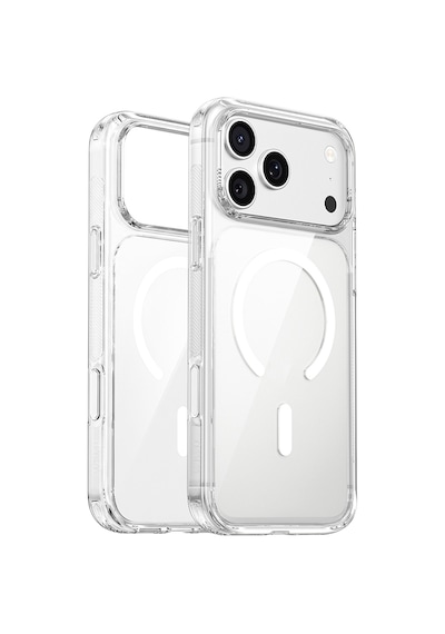 Apple Uyumlu iPhone 17 Pro Kılıf M-safeli Wiwu Cs-202 Crystal Shield Pro Seri Anti Yellowing Sert Pc Kapak Şeffaf