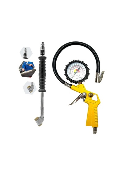 Moonshop Pro Germany Seri Saatli Lastik Şişirme Tabancası Hava Tabancası