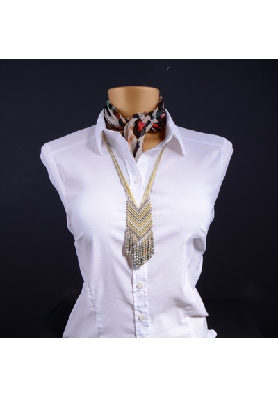 Mohawk Kolye - Silver Gümüş