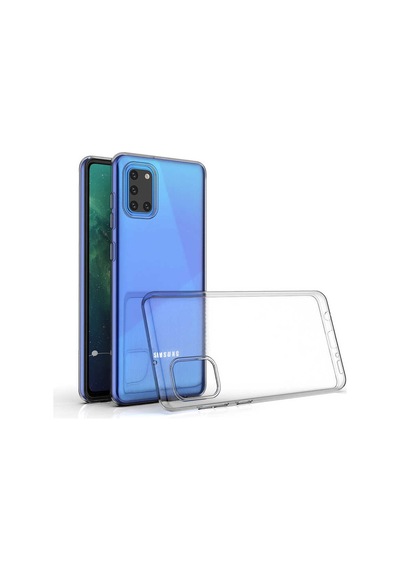 Galaxy A31 Kılıf Zore Şeffaf Ince Ve Esnek Süper Silikon Kılıf Renksiz