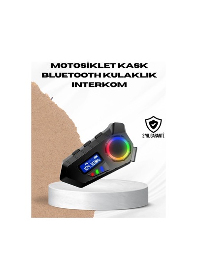 Ceylan Adam Bluetooth 5.4 İnterkom Ip65 Toz Ve Su Geçirmez Led Göstergeli