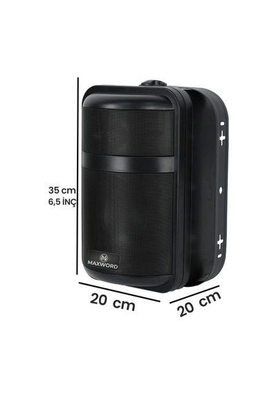 Maxword Mds-106tb Yüksek Kaliteli 250w 6.5 İnç 16 Ohm/100v İki Yollu Duvar Tipi Sütun Hoparlör