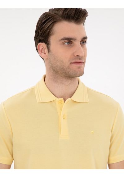 Pierre Cardin Erkek Açık Sarı Tişört Basic 50306448-vr004 Açık Sarı