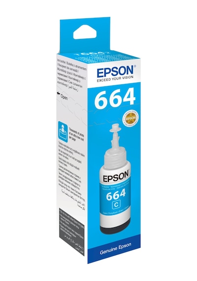 Epson 664 Serisi Ecotank Mavi Mürekkep T6642