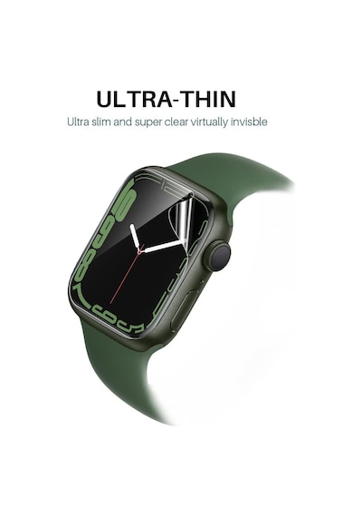 Apple Uyumlu Watch Ultra 49mm Ekran Koruyucu Şeffaf Tpu Film 2 Adet
