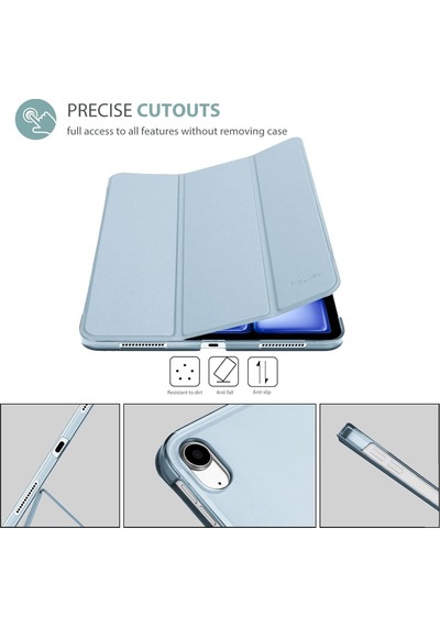 Apple Uyumlu iPad Air 4/5. Nesil 10.9" Kılıf Pu Deri Smart Standlı Case 10.nesil Değildir Kılıf