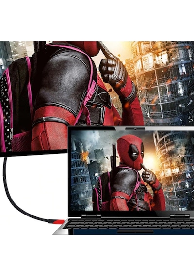 Biishe Hdmı Kablosu Hdtv Bilgisayar Uydu Görüntü Ses Full Hd Sargılı Görüntü Aktarma Kablosu Renkli