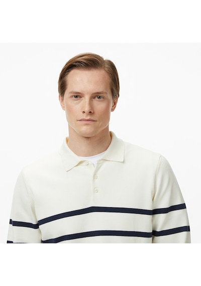 Nautica Erkek Krem Regular Fit Kazak Çizgili S57231t Krem