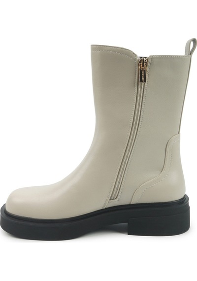 Nine West Candıce 5pr Kırık Beyaz Kadın Düz Bot 000000000102012207 Beyaz