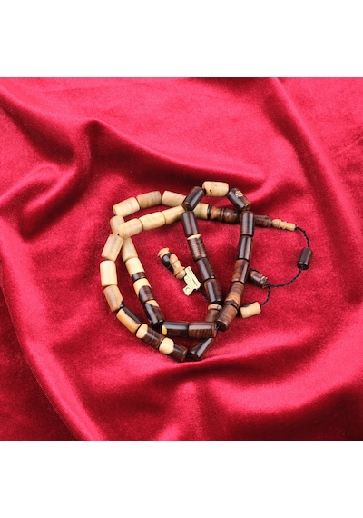 Cocus Ağacı Yumuşak Kesme Kesim 8.5x14mm Tesbih
