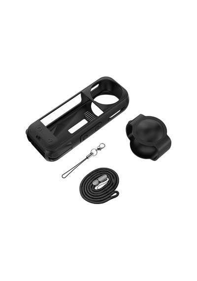 Teknoroket Insta360 X5 Şok Emici Silikon Kılıf Siyah