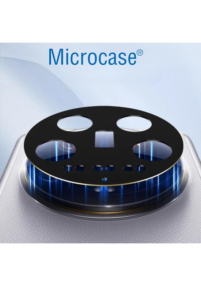 Microcase Xiaomi 14 Ultra Uyumlu Kamera Lens Koruma Halkası - Kapalı Tasarım -siyah Al3401