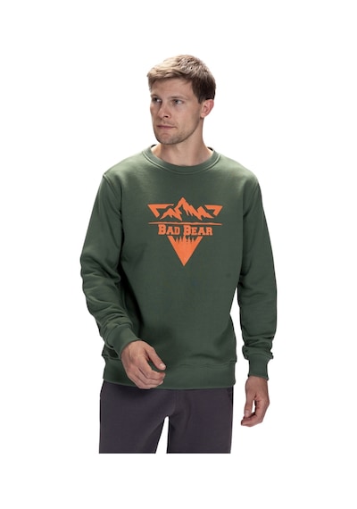 Bad Bear Erkek Baskılı Sweatshirt Mountain Bad.25.02.12.027 Yeşil