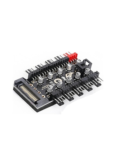 4988 10 Port Fan Power Sata Güç Switch Pwm Çoklayıcı
