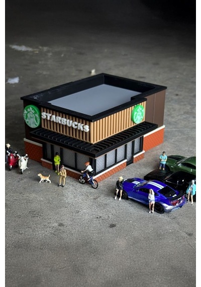 Starbucks İşletme Tasarımlı Diorama 1:64
