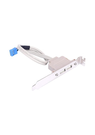 PC Anakart 9 Pin Header 2 Port USB 2.0 Anakart Arka Panel Genişle