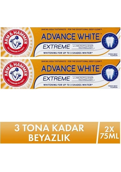 Arm&Hammer Advance White Extreme Diş Macunu 2 x 75 ML