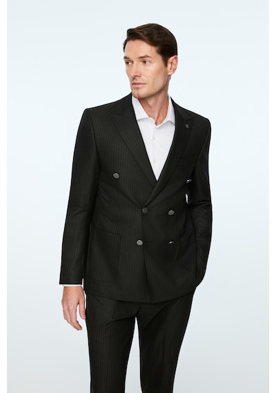 Morven Erkek Siyah Poliviskon Trend Slim Fit Sivri Yaka Kruvaze Takım Elbise 26ms001015001 Siyah Morven Erkek Siyah Poliviskon Trend Slim Fit Sivri Yaka Kruvaze Takım Elbise 26ms001015001 Siyah