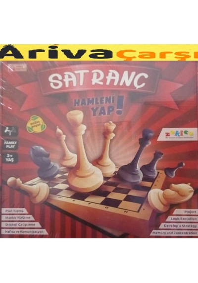 Satranç Oyunu Ahşap