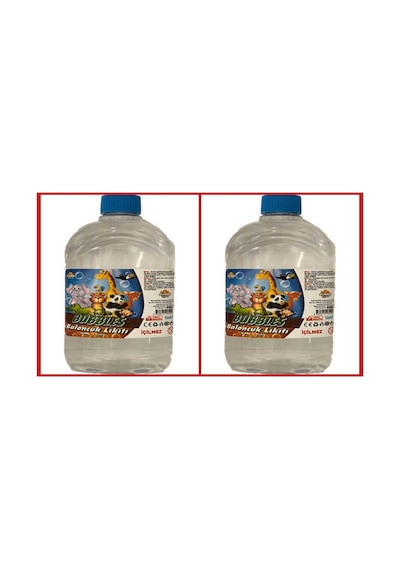 Baloncuk Likidi Baloncuk Sıvısı Tabanca Suyu 500 Ml 2 Adet